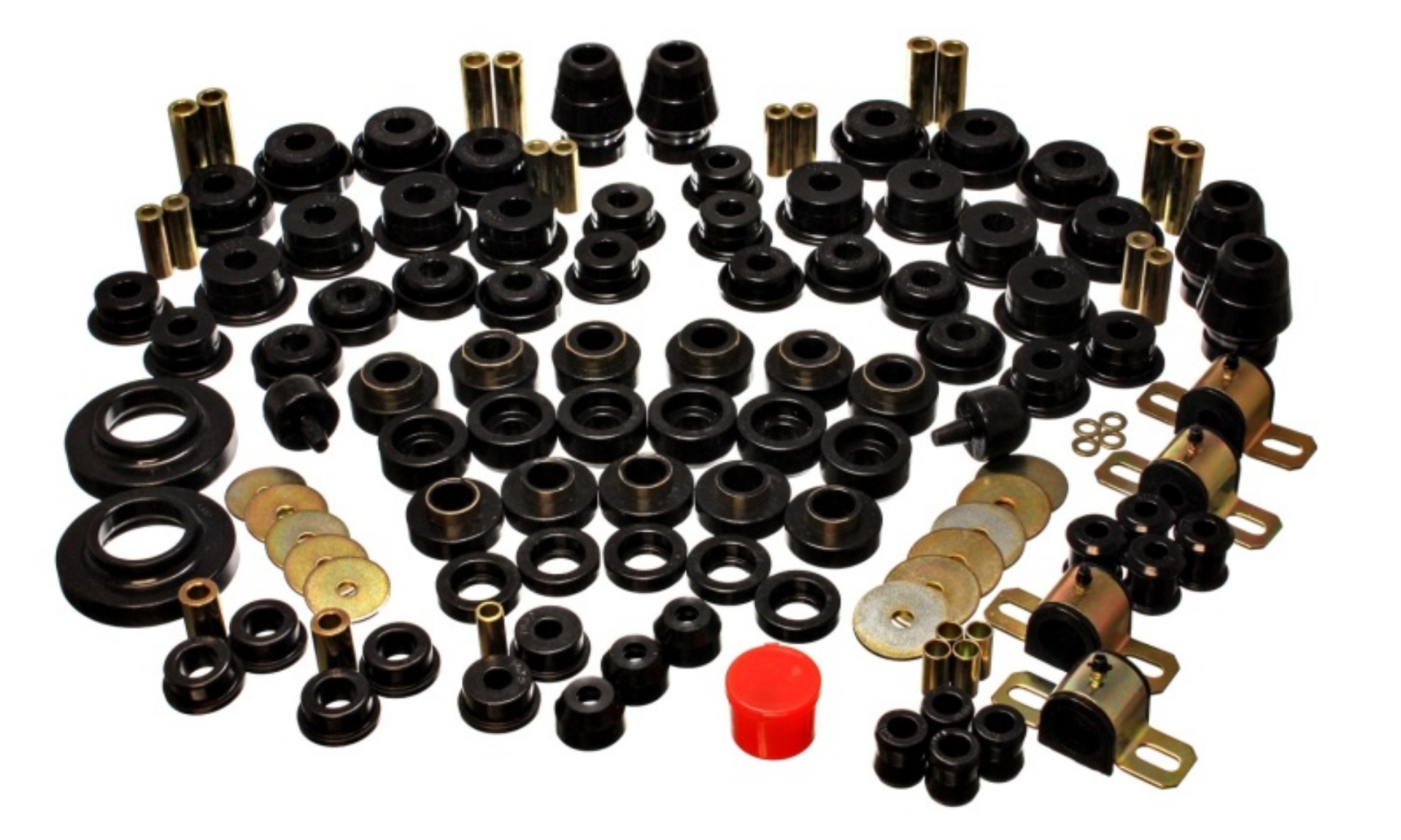 Picture of Energy Suspension 07-11 Jeep JK 2dr Black Hyper-Flex Master Bushing Set