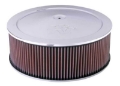 Picture of K&N 14in Red Custom Air Cleaner Assembly - 5-125in ID x 14in OD x 6-625in H