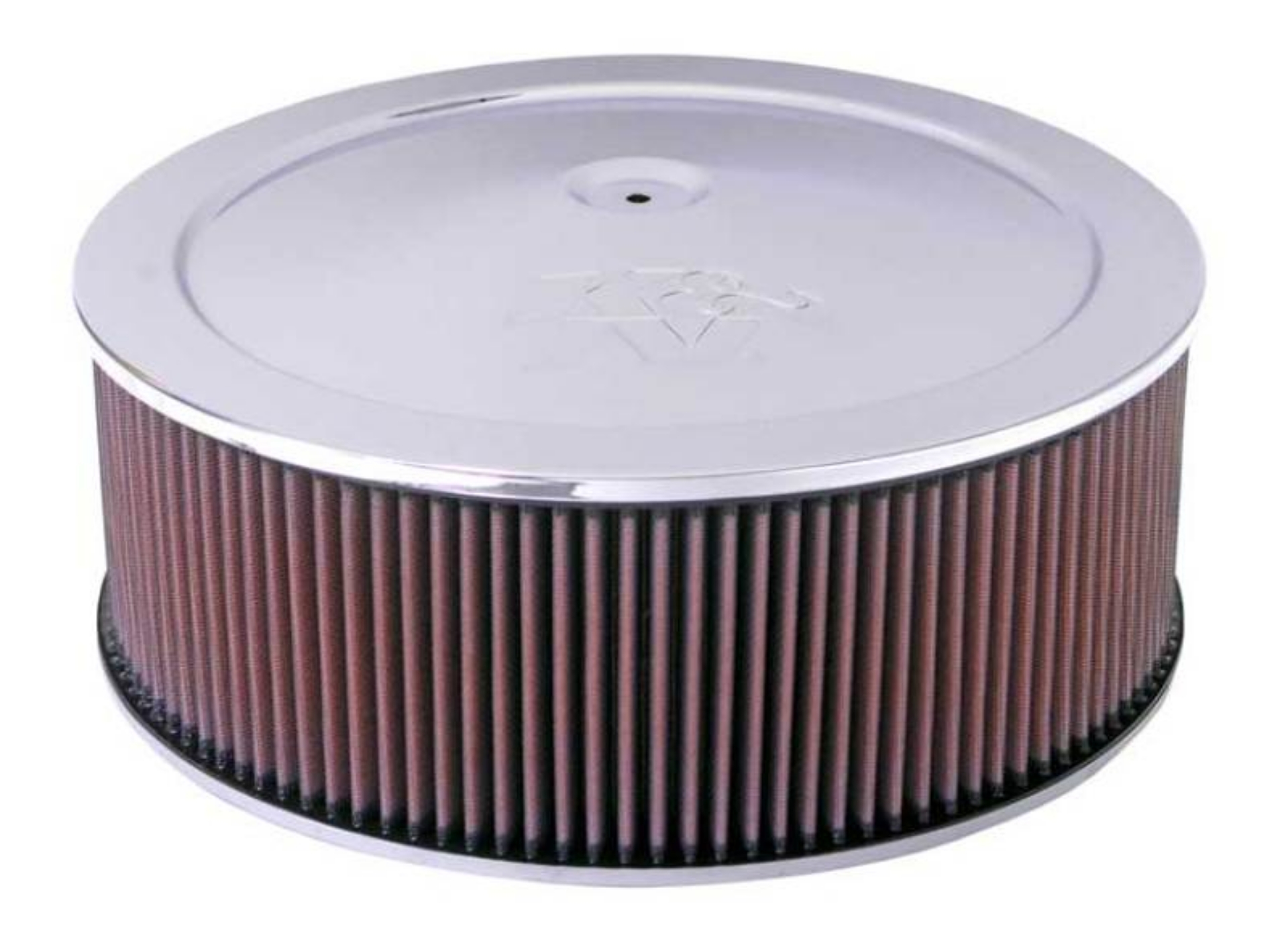 Picture of K&N 14in Red Custom Air Cleaner Assembly - 5-125in ID x 14in OD x 6-625in H