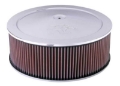 Picture of K&N 14in Red Custom Air Cleaner Assembly - 5-125in ID x 14in OD x 6-625in H