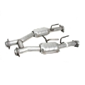 Picture of BBK 79-93 Mustang 5-0 Short Mid H Pipe With Catalytic Converters 2-1-2 For BBK Long Tube Headers