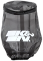 Picture of K&N 4-5in Base ID x 3-5in Top ID x 6in H - Black - Round Tapered - DryCharger Air Filter Wrap