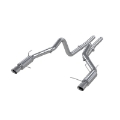 Picture of MBRP 11-14 Ford Mustang GT 5-0L Dual Split Rear Race Version T409 3in Cat Back Exhaust System