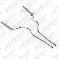 Picture of MBRP 11-14 Ford Mustang GT 5-0L Dual Split Rear Race Version AL 3in Cat Back Exhaust System