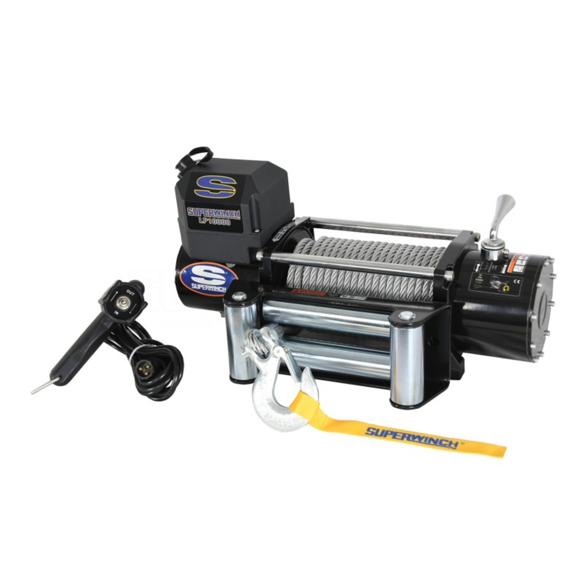 Picture of Superwinch 10000 LBS 12V DC 3-8in x 85ft Steel Rope LP10000 Winch