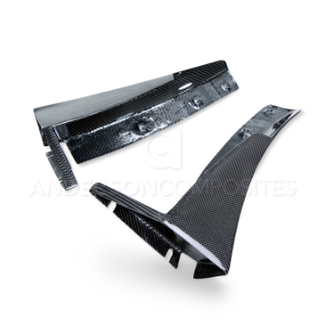 Picture of Anderson Composites 14+ Chevrolet Corvette C7 Z06 Front Bumper Canards