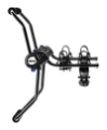 Picture of Thule Passage 2 - Hanging Strap-Style Trunk Bike Rack Up to 2 Bikes - Black