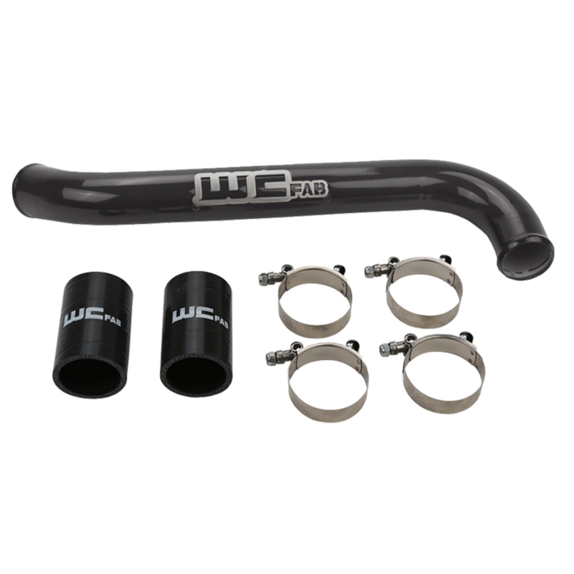 Picture of Wehrli 17-19 Chevrolet 6-6L L5P Duramax Upper Coolant Pipe - WCFab Grey