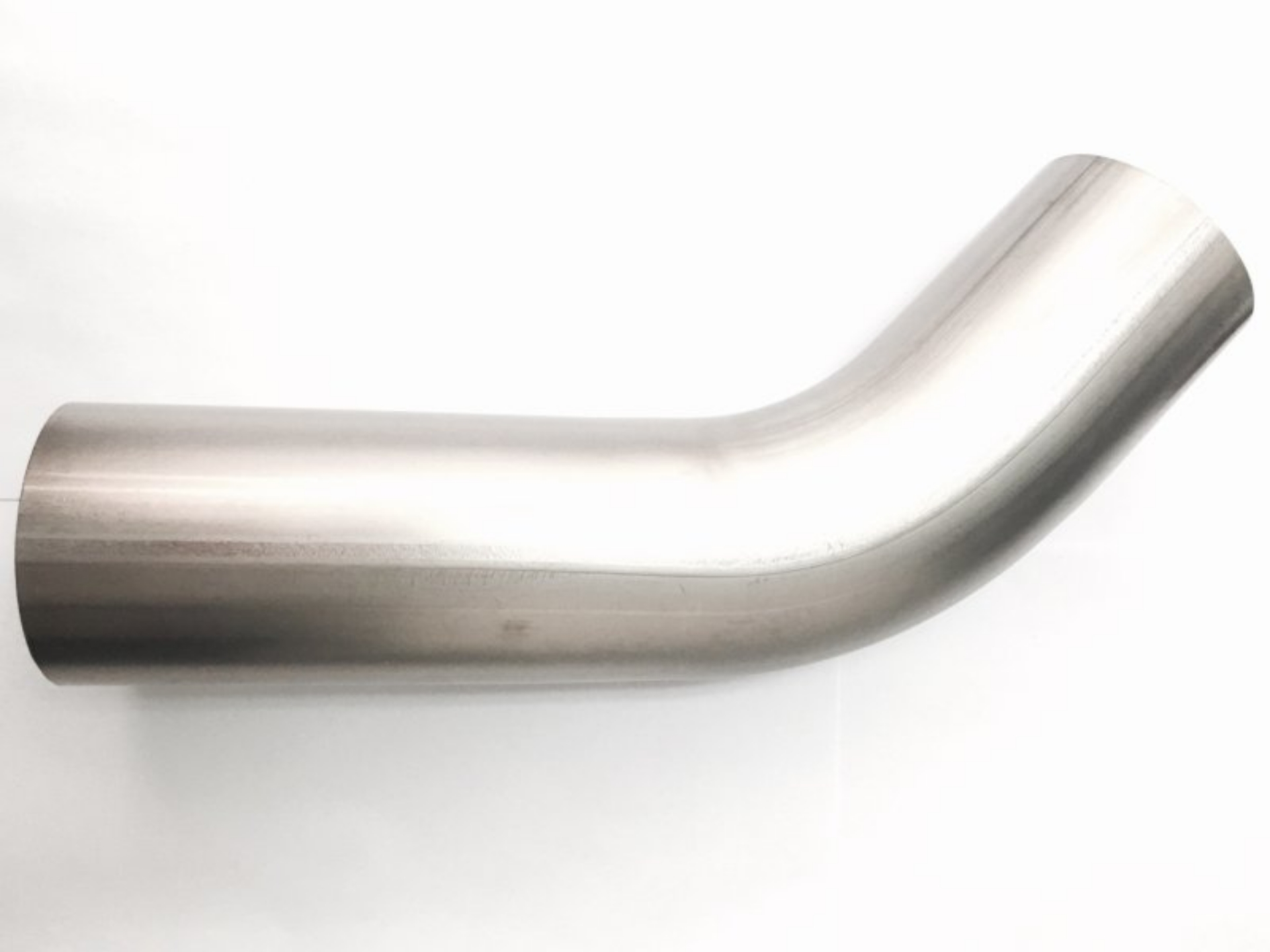 Picture of Ticon Industries 2-5in Diameter 45 Degree 1mm WT 3-75in CLR 3in Leg-6in Leg Titanium Mandrel Bend