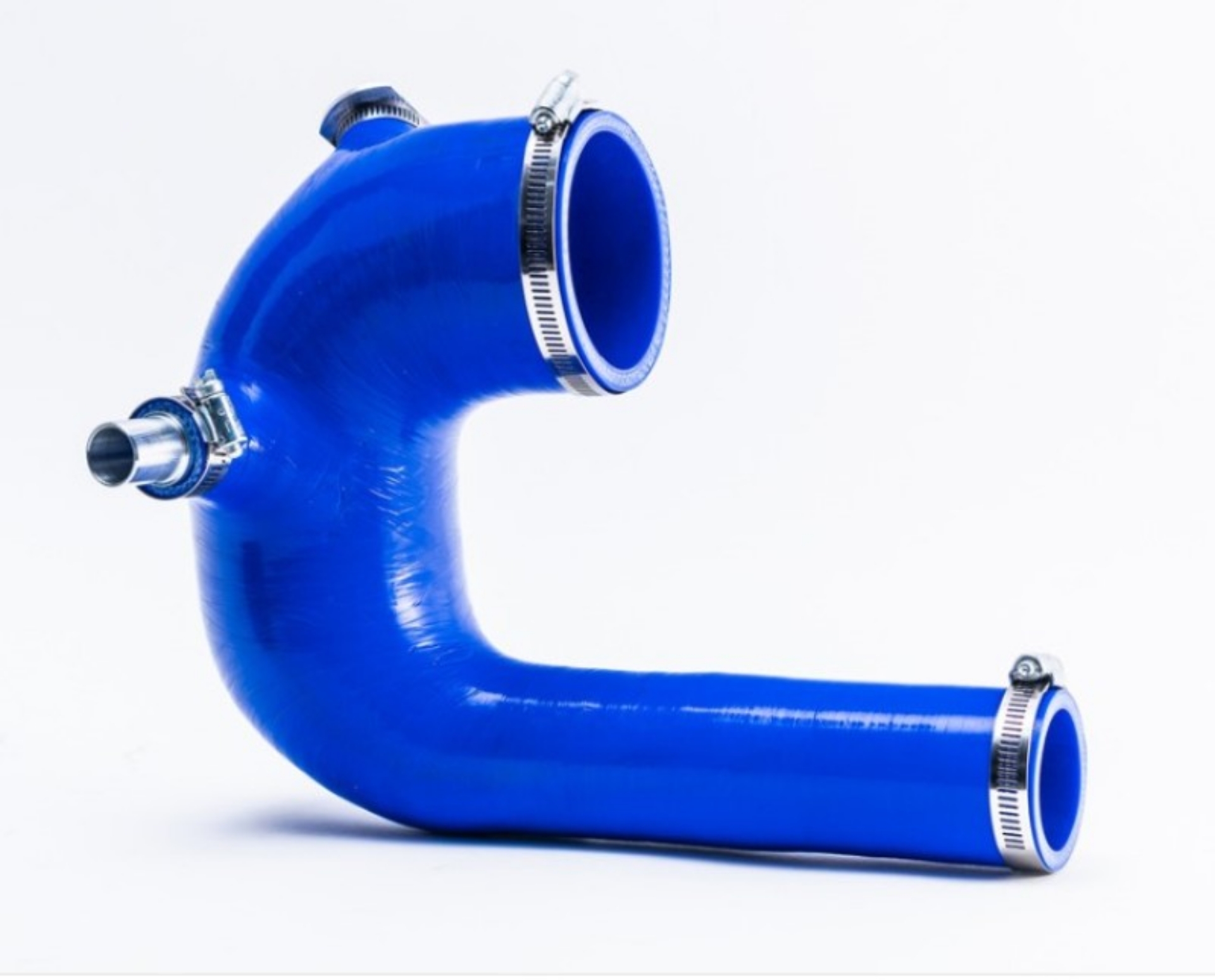 Picture of Agency Power 16-18 Polaris RZR XP Turbo-XP4 Turbo Silicone Intake J-Tube - Blue