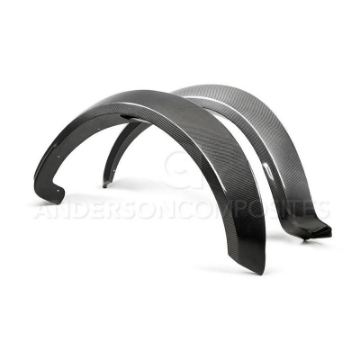 Picture of Anderson Composites 17-18 Ford Raptor Type Wide Fender Flares Front