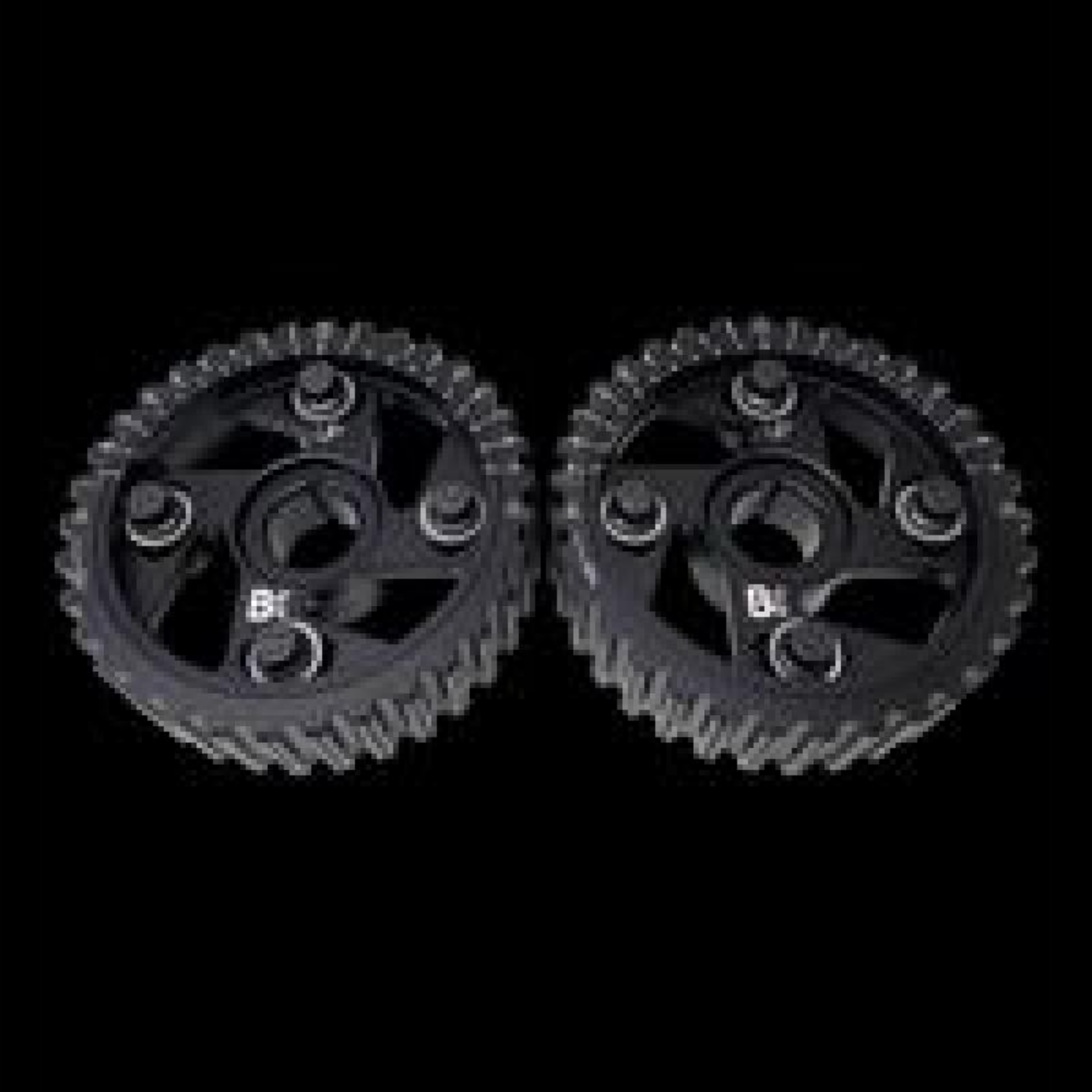 Picture of Brian Crower Honda B Series Black Adjustable Cam Gears pair