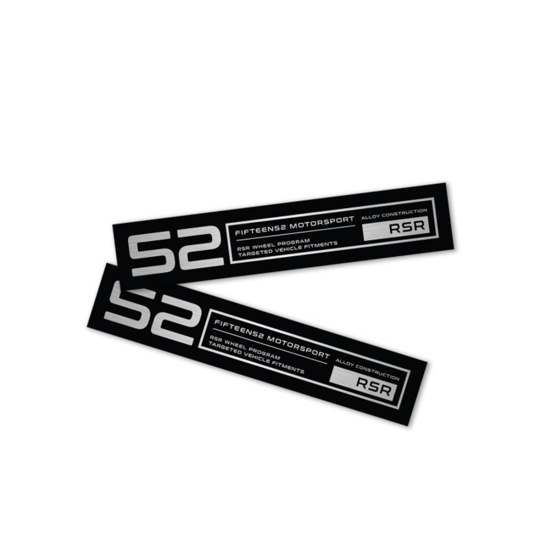 Picture of fifteen52 Holeshot RSR Wheel Lip Decal Set of Four - Black