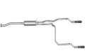 Picture of Gibson 96-97 Chevrolet S10 LS 2-2L 1-75in Cat-Back Dual Split Exhaust - Aluminized