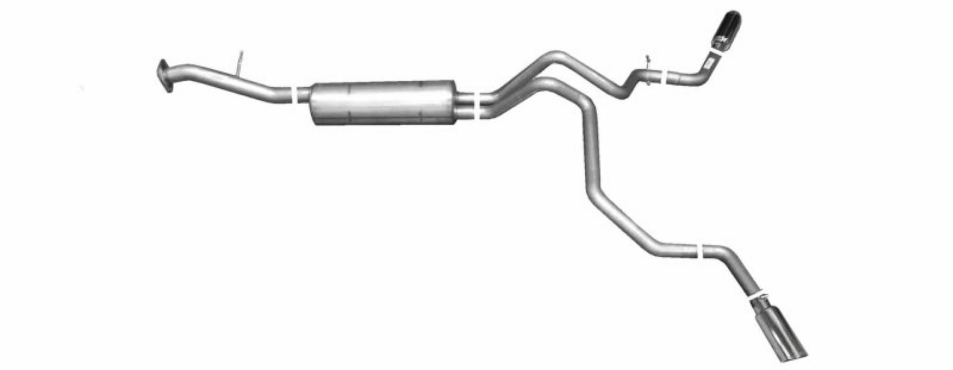 Picture of Gibson 00-06 Chevrolet Tahoe LS 4-8L 2-25in Cat-Back Dual Extreme Exhaust - Stainless