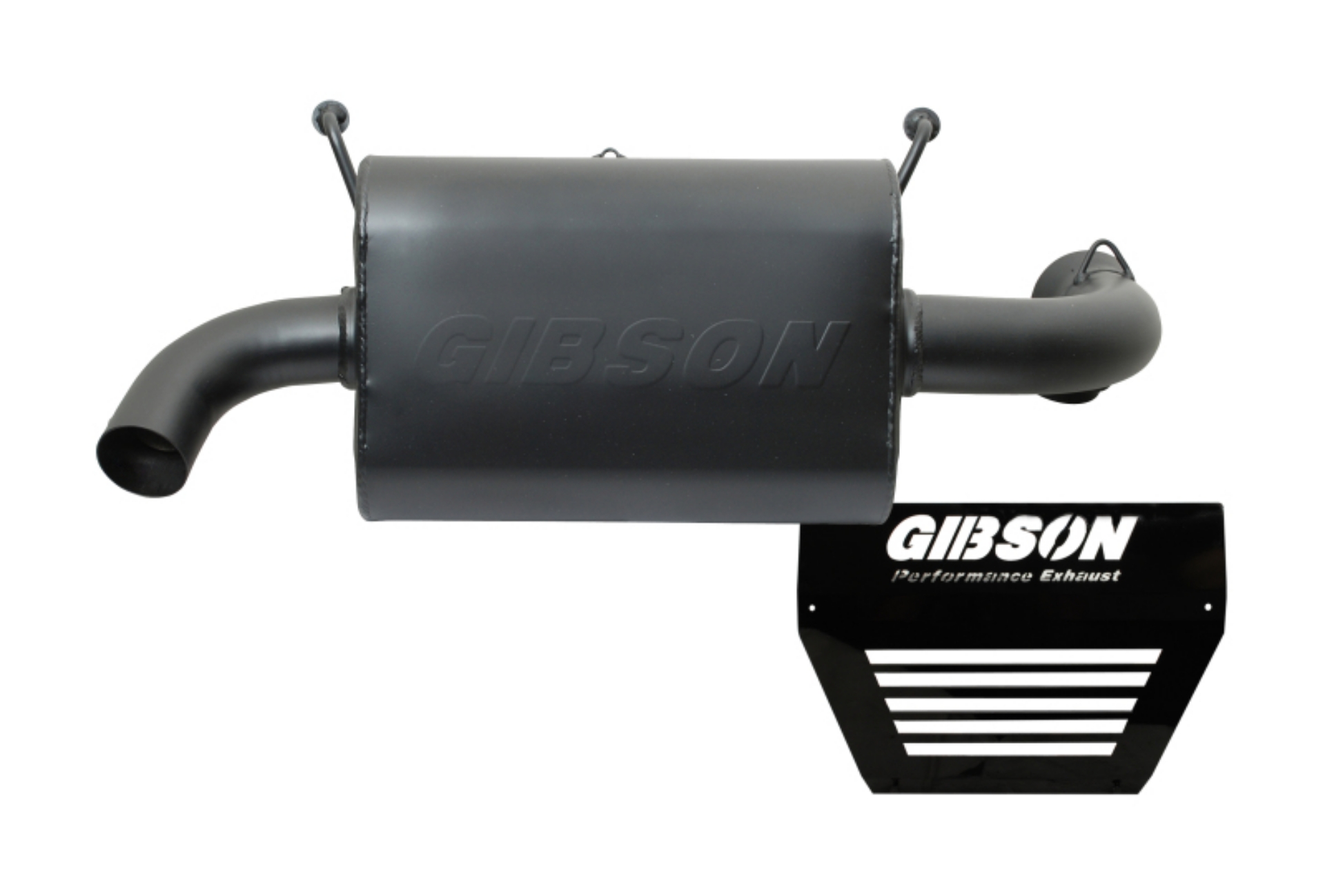 Picture of Gibson 15-17 Polaris RZR XP 1000 EPS Base 2-25in Single Exhaust - Black Ceramic