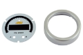 Picture of AEM X-Series Tru-BoostX Boost Controller Gauge Accessory Kit - Silver Bezel & White Faceplate