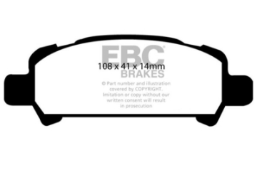 Picture of EBC 01-02 Subaru Impreza 2-0 Turbo WRX Bluestuff Rear Brake Pads