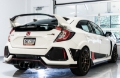 Picture of AWE Tuning 2017+ Honda Civic Type R Touring Edition Exhaust w-Front Pipe & Triple Diamond Black Tips