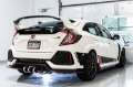 Picture of AWE Tuning 2017+ Honda Civic Type R Touring Edition Exhaust w-Front Pipe & Triple Chrome Silver Tips