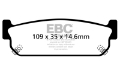 Picture of EBC 03-05 Infiniti M45 4-5 Bluestuff Rear Brake Pads