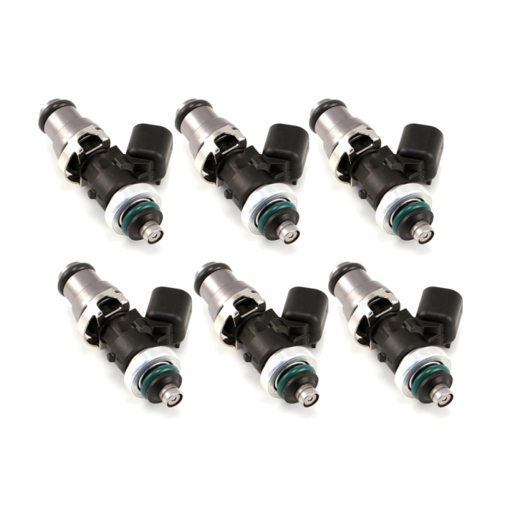 Picture of Injector Dynamics 2600-XDS Injectors - 48mm Length - 14mm Top - 14mm Lower O-Ring R35 Set of 6