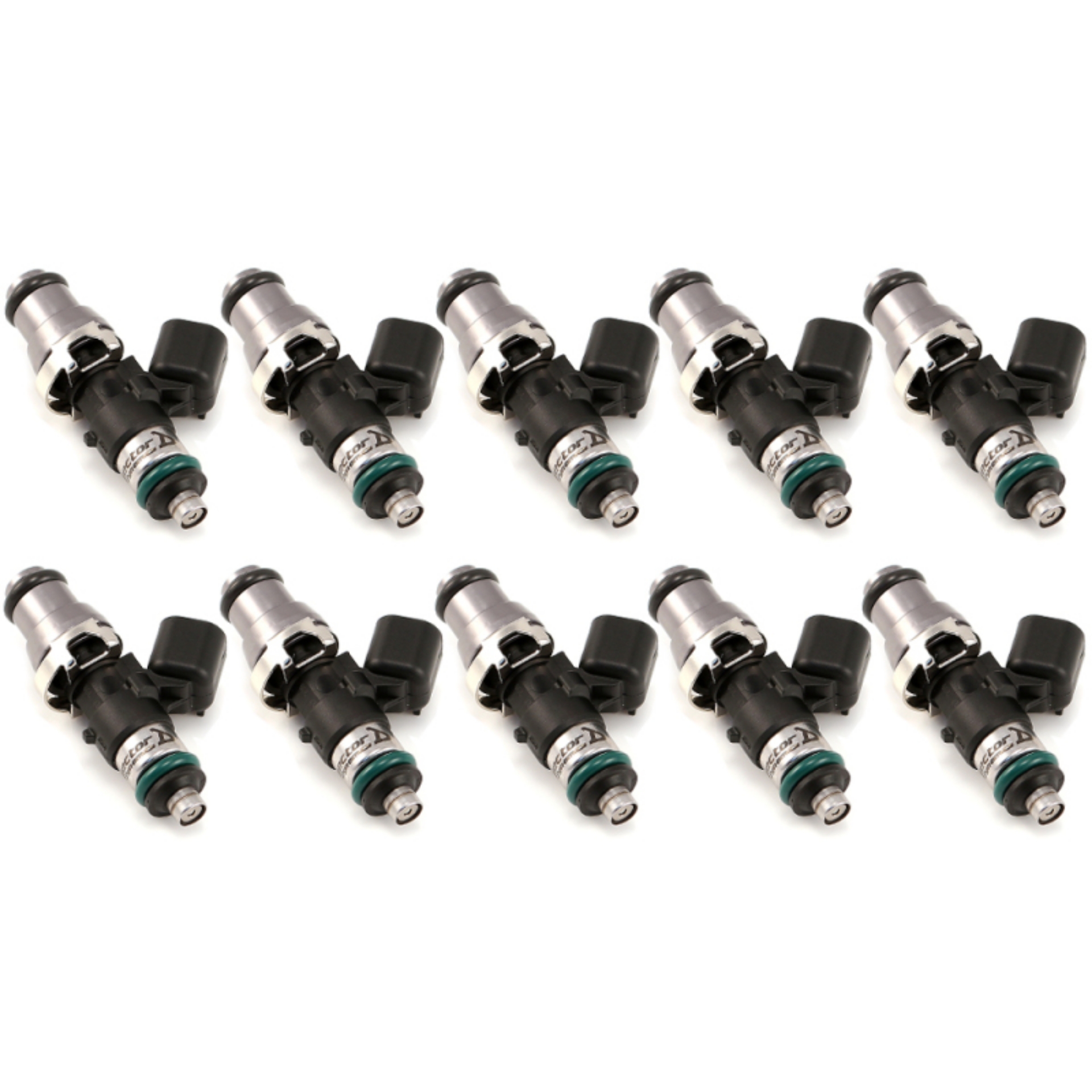 Picture of Injector Dynamics 2600-XDS Injectors - 48mm Length - 14mm Top - 14mm Lower O-Ring Set of 10