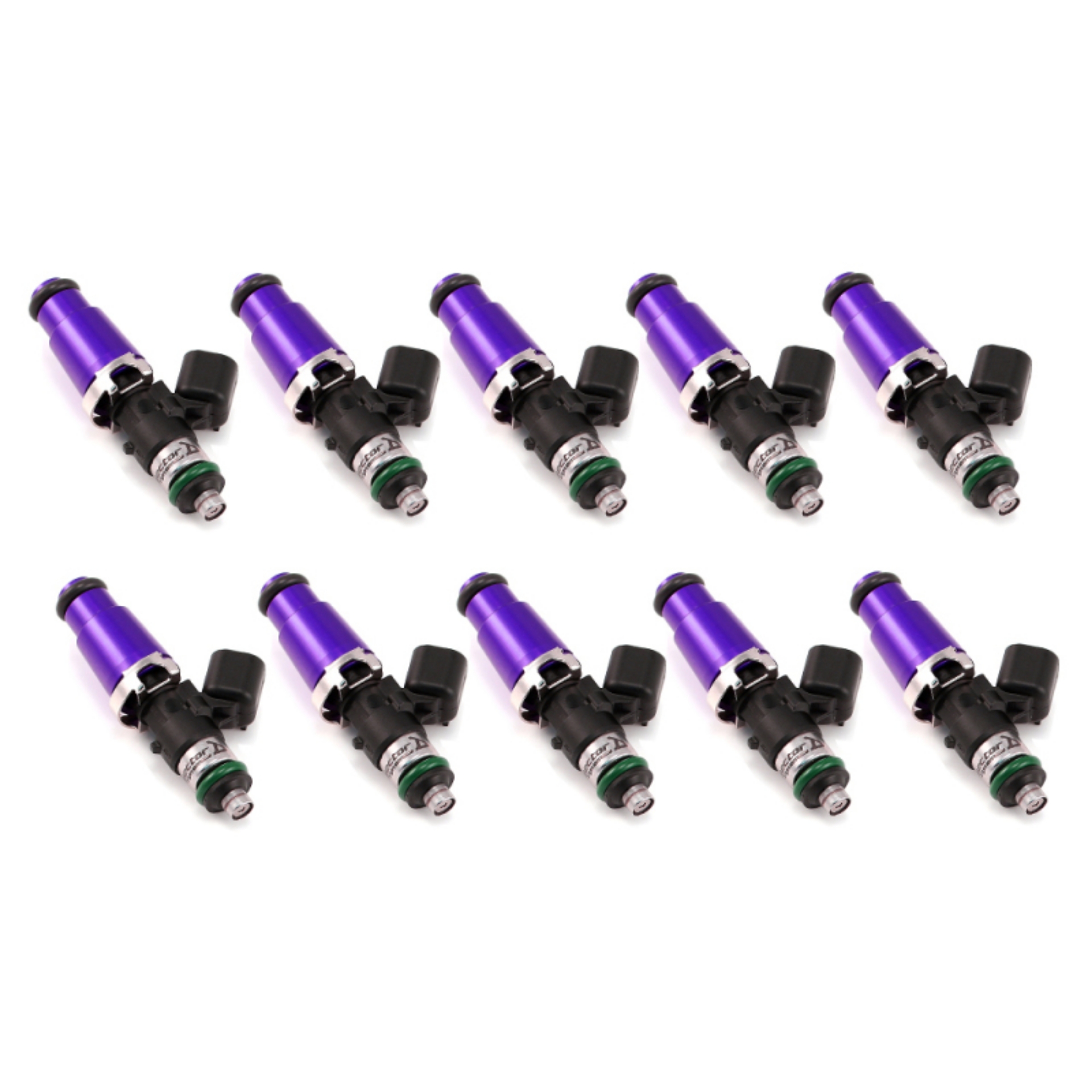 Picture of Injector Dynamics 2600-XDS Injectors - 60mm Length - 14mm Top - 14mm Lower O-Ring Set of 10