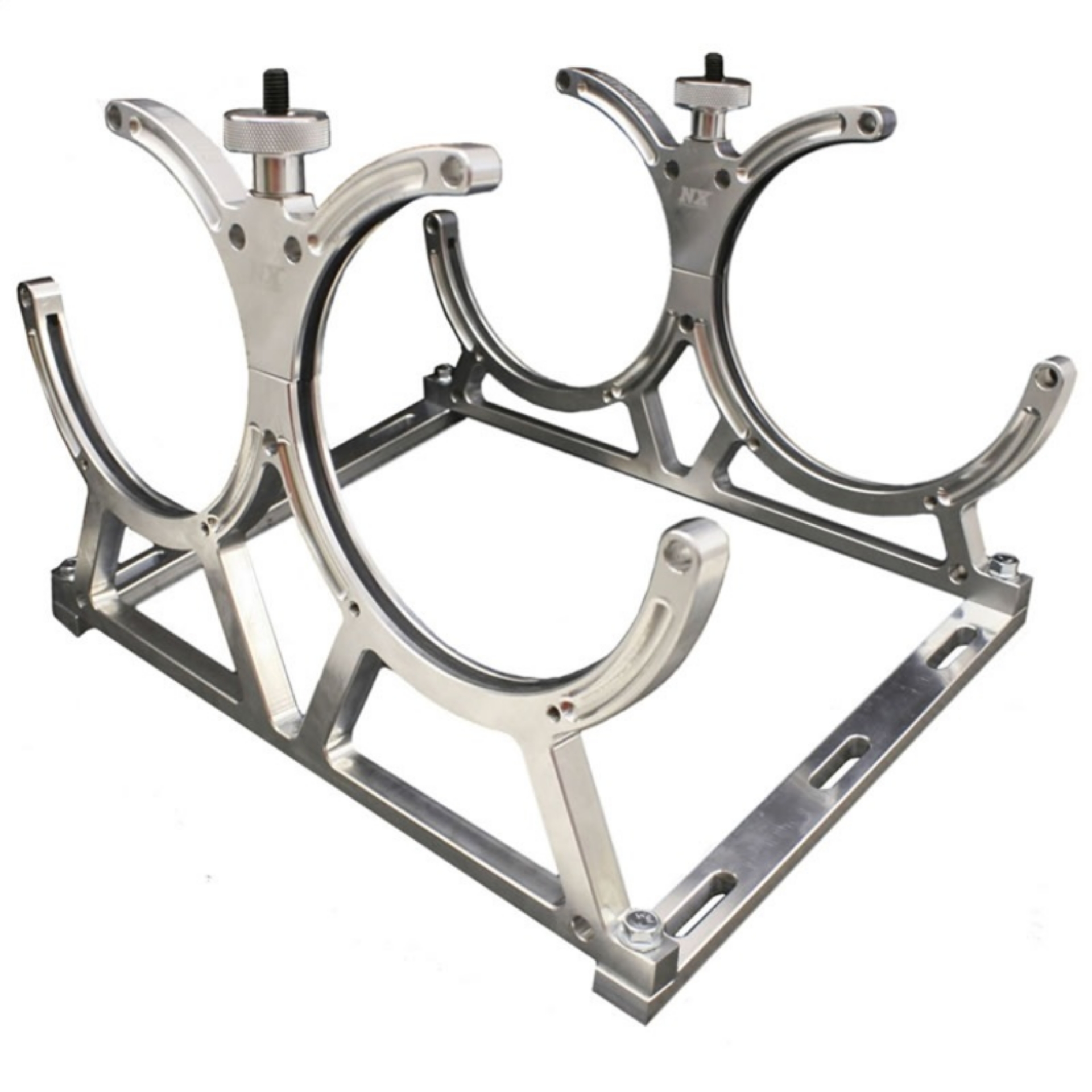 Picture of Nitrous Express Billet Bracket for Dual 10 Or 15lb N2O Bottle Incl Floor Mounts