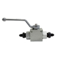 Picture of Nitrous Express Remote Shutoff Nitrous Valve 4AN Male Inlet and Outlet