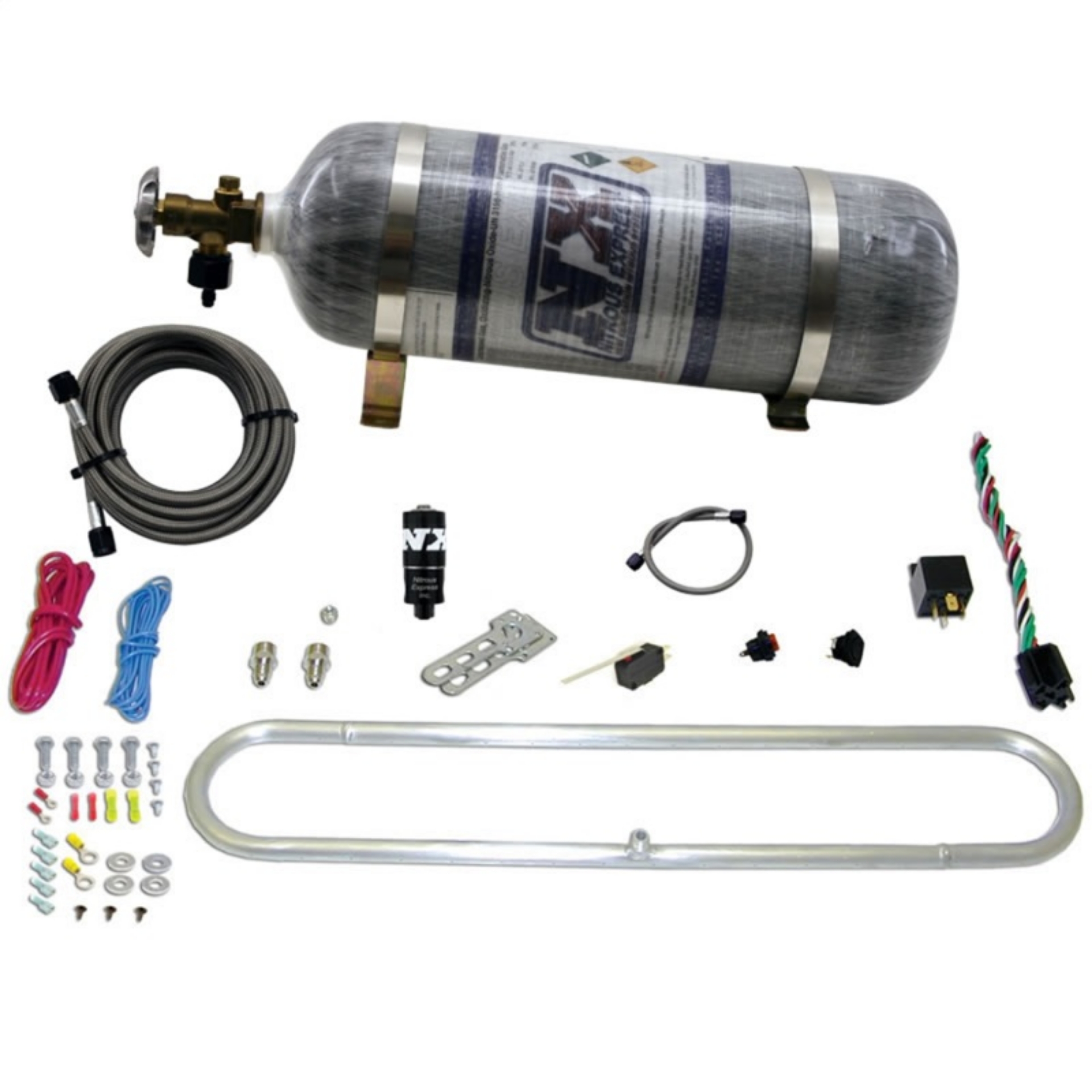 Picture of Nitrous Express N-Tercooler System for CO2 w-Composite Bottle Remote Mount Solenoid