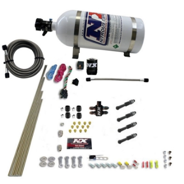 Picture of Nitrous Express Dry Direct Port Nitrous Kit 4 Cyl w-10lb Bottle