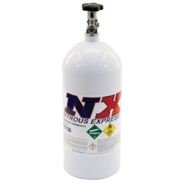 Picture of Nitrous Express 10lb Bottle w-Mainline Valve 6-89 Dia x 20-19 Tall