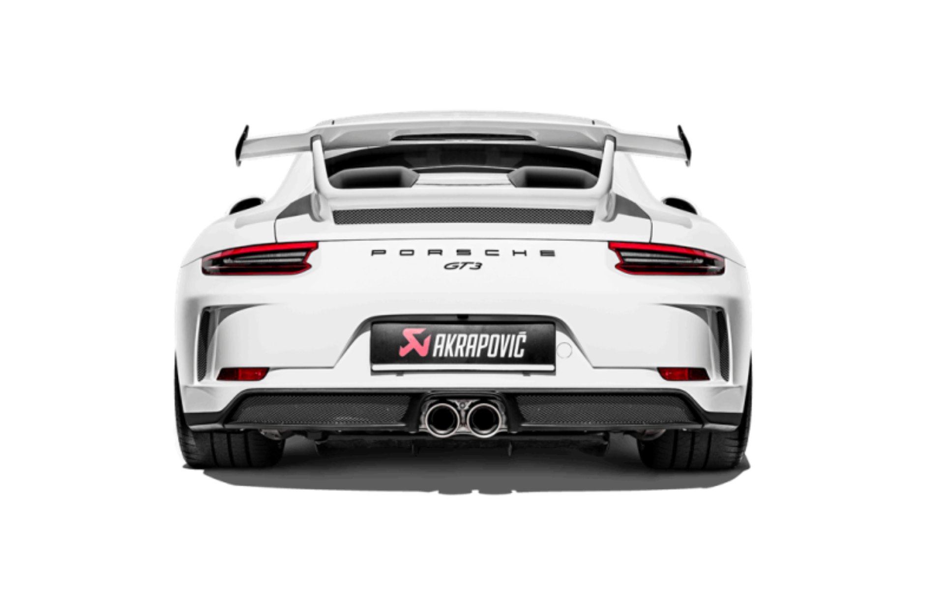 Picture of Akrapovic 2018 Porsche 911 GT3 991-2 Slip-On Race Line Titanium w-Titanium Tail Pipe Set