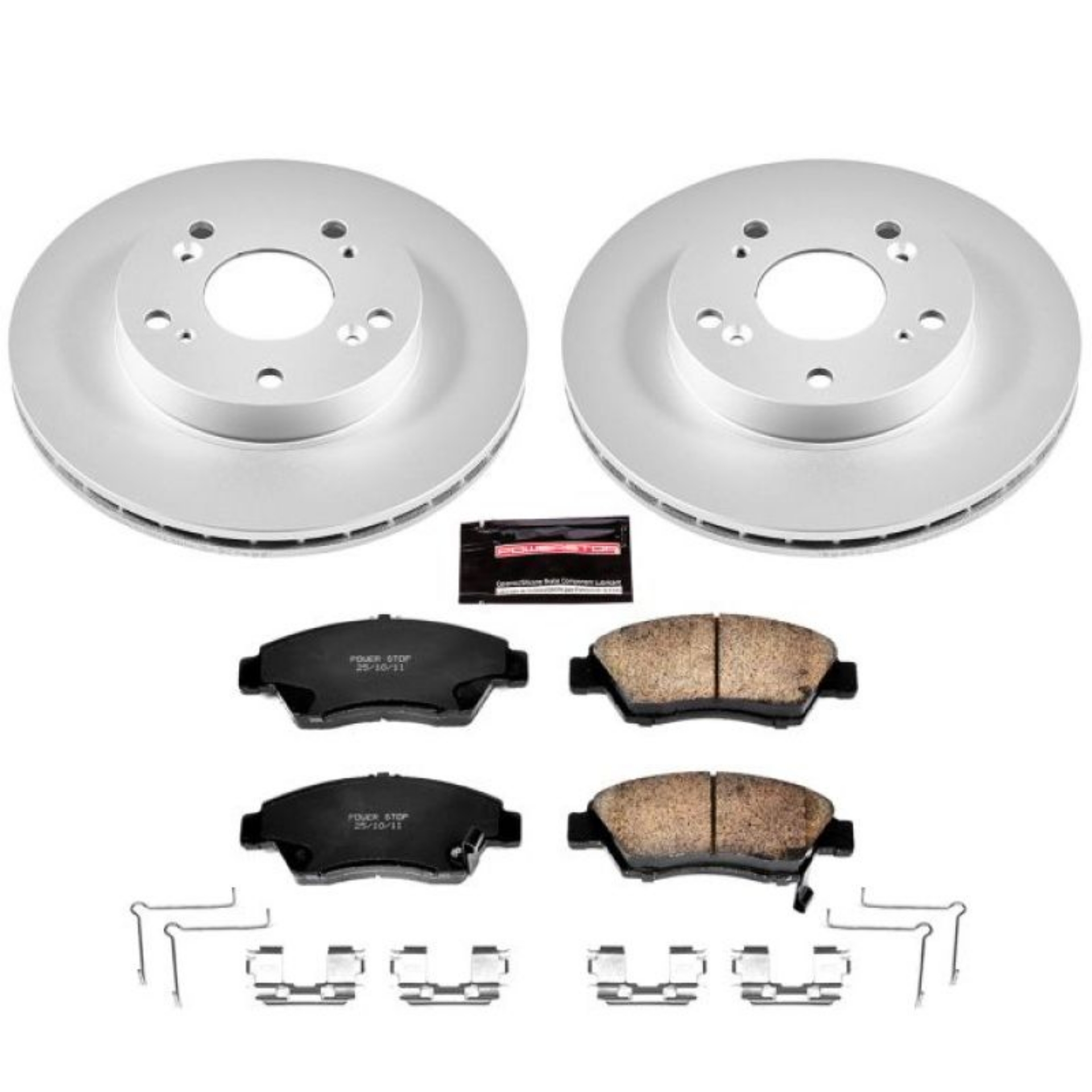 Picture of Power Stop 06-11 Honda Civic Front Z17 Evolution Geomet Coated Brake Kit