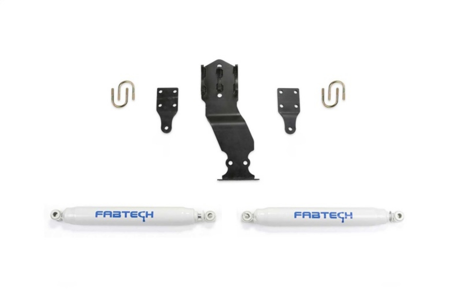 Picture of Fabtech 17-20 Ford Superduty 4WD Performance Dual Steering Stabilizer Kit