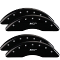 Picture of MGP 4 Caliper Covers Engraved Front & Rear 2019+ Ram 2500-3500 Black Finish Silver MGP Logo