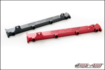 Picture of AMS Performance 03-07 Mitsubishi EVO VIII-IX CNC Machined Aluminum Fuel Rail - Black