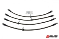 Picture of AMS Performance 08-15 Mitsubishi EVO X Stainless Steel Brake Lines 4 Lines