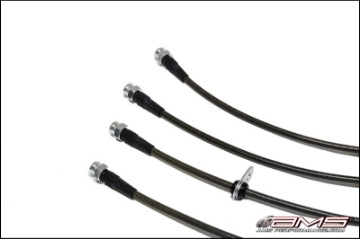 Picture of AMS Performance 08-15 Mitsubishi EVO X Stainless Steel Brake Lines 4 Lines