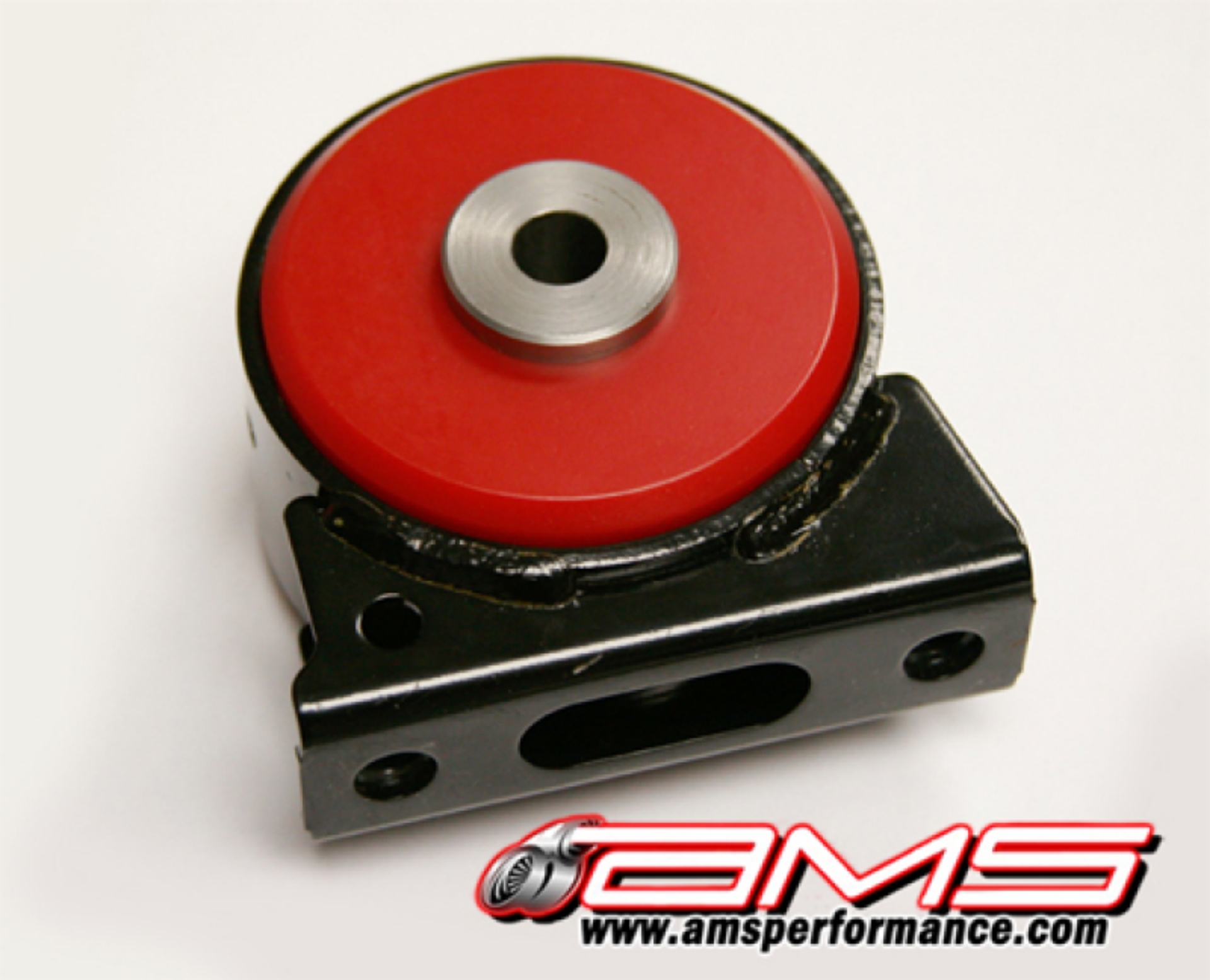 Picture of AMS Performance 08-15 Mitsubishi EVO X - Ralliart Front Lower Motor Mount Insert - Red-Race