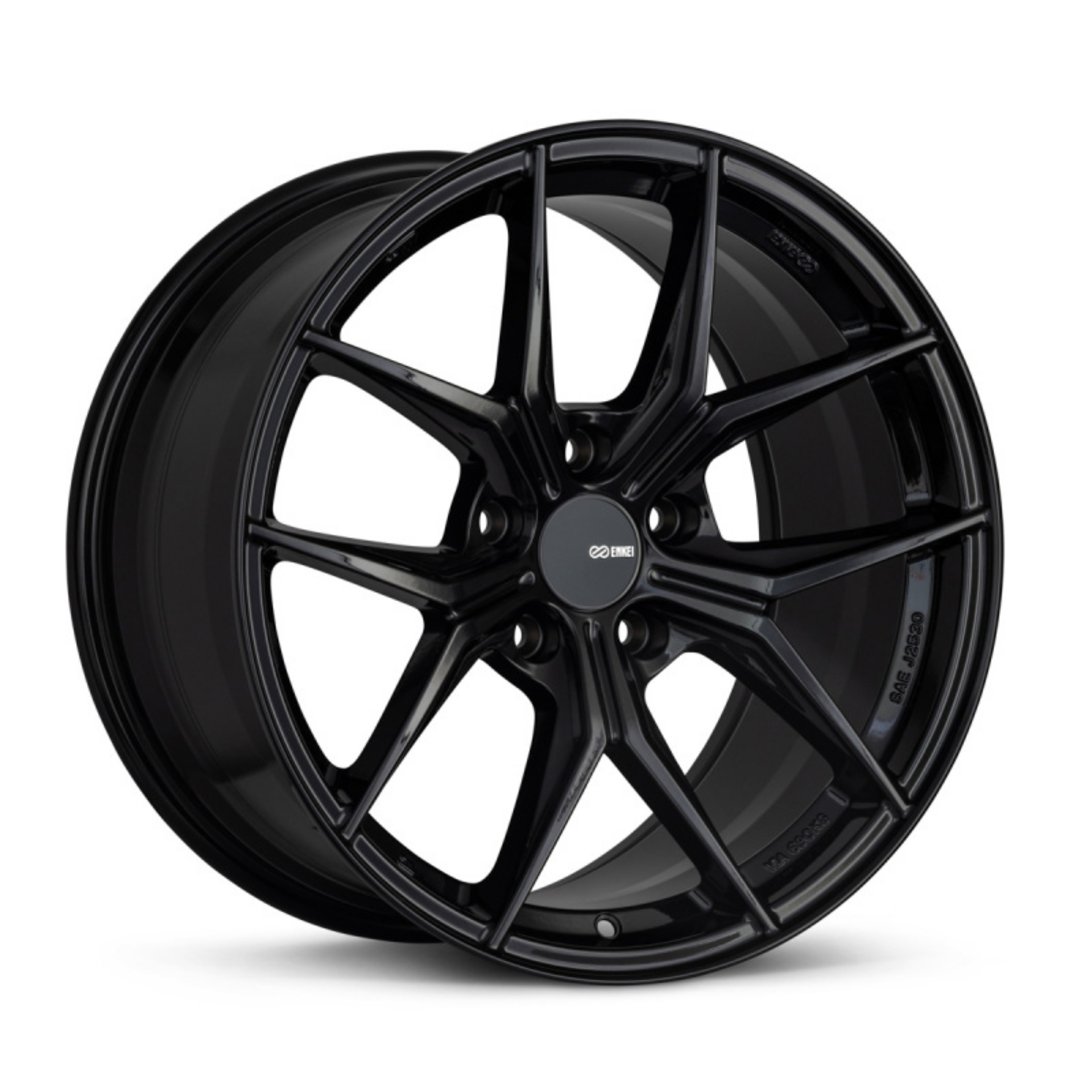 Picture of Enkei TSR-X 18x8 35mm Offset 5x114-3 BP 72-6mm Bore - Gloss Black Wheel