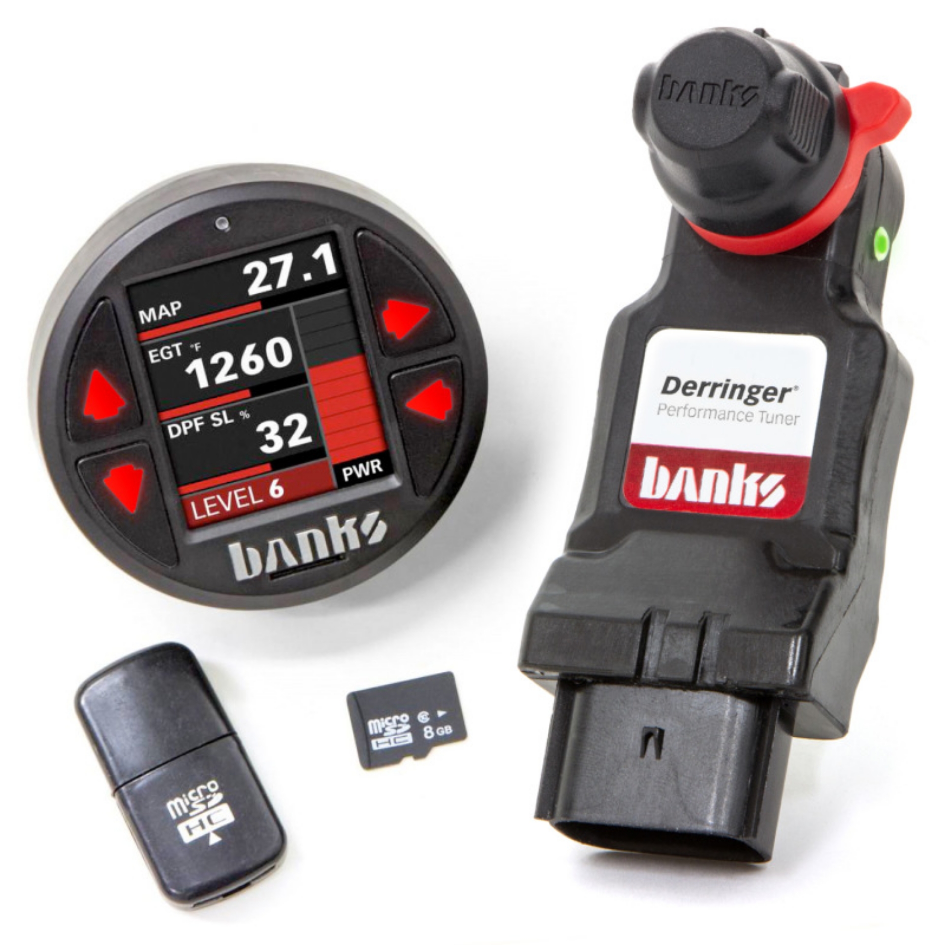 Picture of Banks Power 2020 GM 2500-3500 6-6L L5P Derringer Tuner Gen 2 w- 1-8in iDash DataMonster