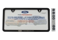 Picture of Ford Racing Ford Performance Slim License Plate Frame - Black Stainless Steel