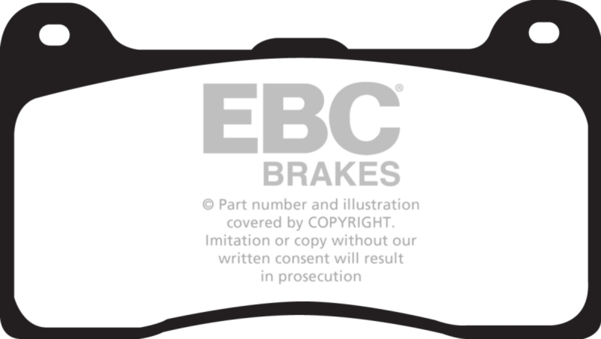 Picture of EBC Wilwood Dynapro Lug Mount Caliper Yellowstuff Brake Pads