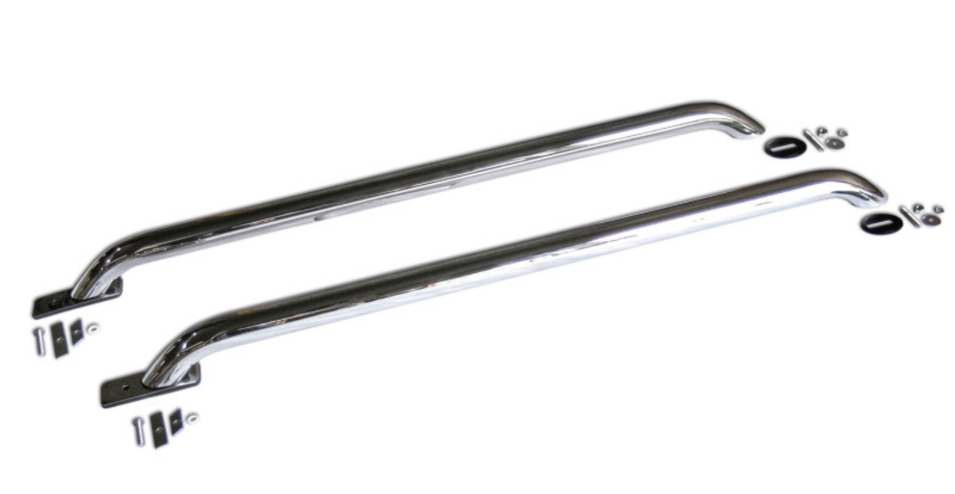 Picture of Go Rhino Stake Pocket Bed Rails - Chrome - 4ft