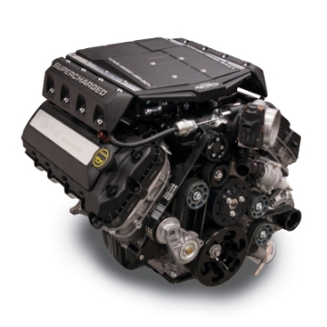 Picture of Edelbrock Crate Engine Supercharged Gen2 Coyote 5-0L w-8-Rib Belt Drive & Electronics R2650-DP3C