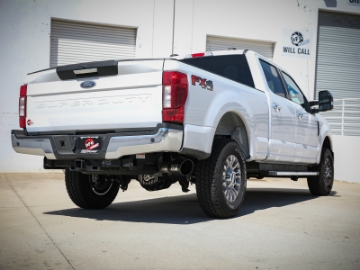 Picture of aFe Apollo GT Series 3-1-2in 409 SS Axle-Back Exhaust 17-20 Ford F-250-F-350 Black Tips w-o Muffler