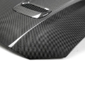 Picture of Anderson Composites 18-20 Ford Mustang Double Sided Type-OE Carbon Fiber Hood