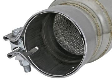 Picture of aFe MACH Force-Xp 304 Stainless Steel Resonator 2-5in Inlet-Outlet x 4in Dia x 15in Body x 19in L